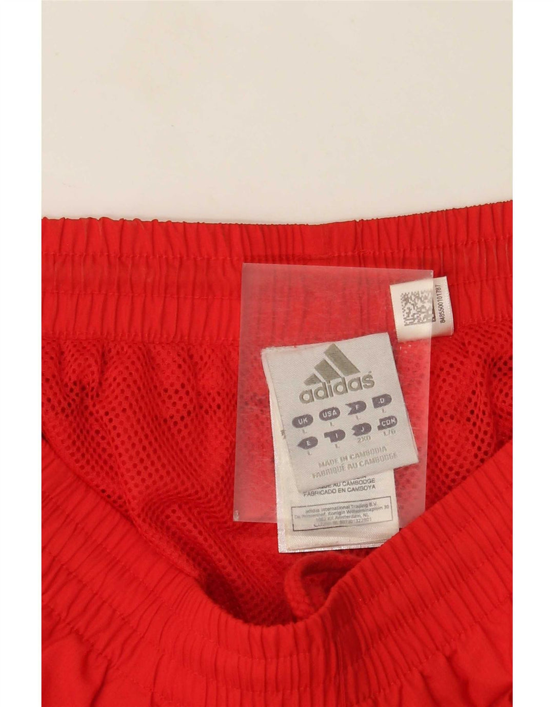 Ανδρικό σορτς Adidas Bermuda Cargo Sport μεγάλο κόκκινο νάιλον