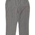 Marks & Spencer Γυναικείο Cropped Παντελόνι UK 14 Large W34 L24 Grey Polyester