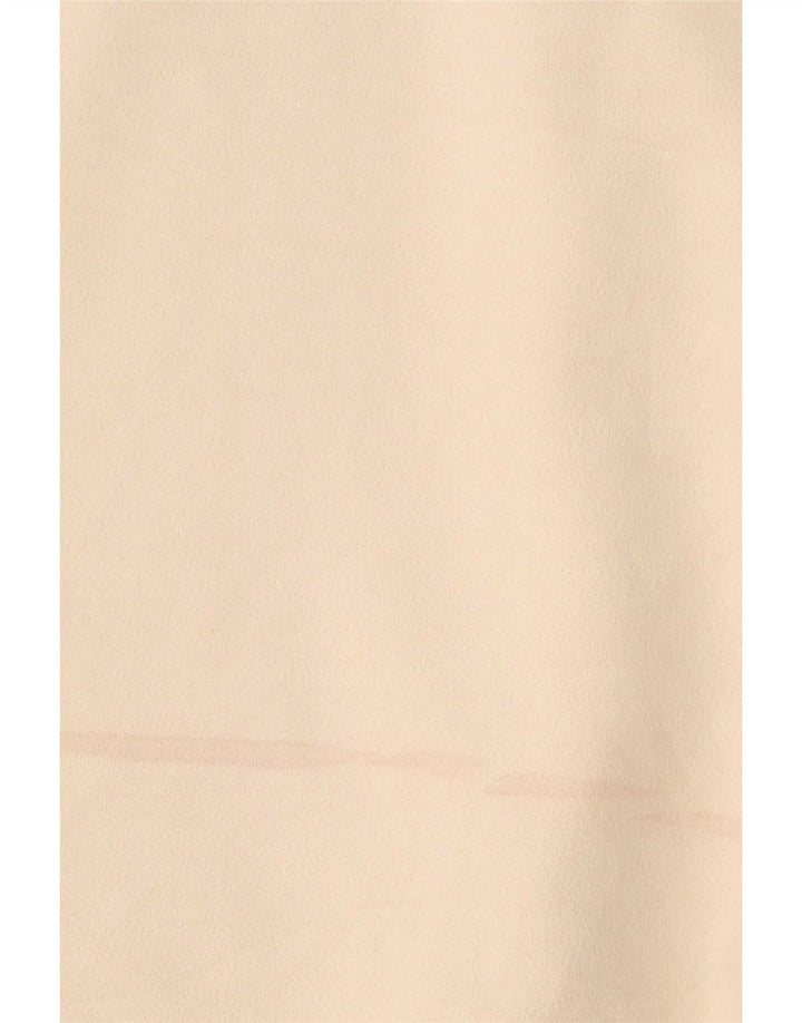 Zara Γυναικείο φόρεμα Shift UK 16 Large Beige Geometric Polyester