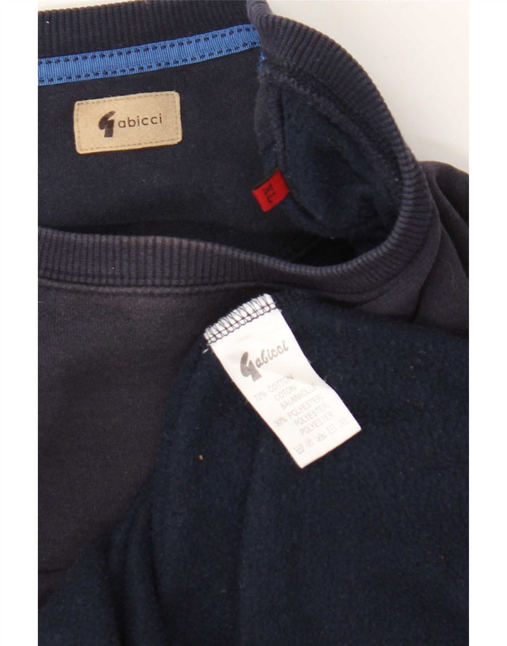 Ανδρική φούτερ Gabicci Jumper XL Navy Blue Cotton
