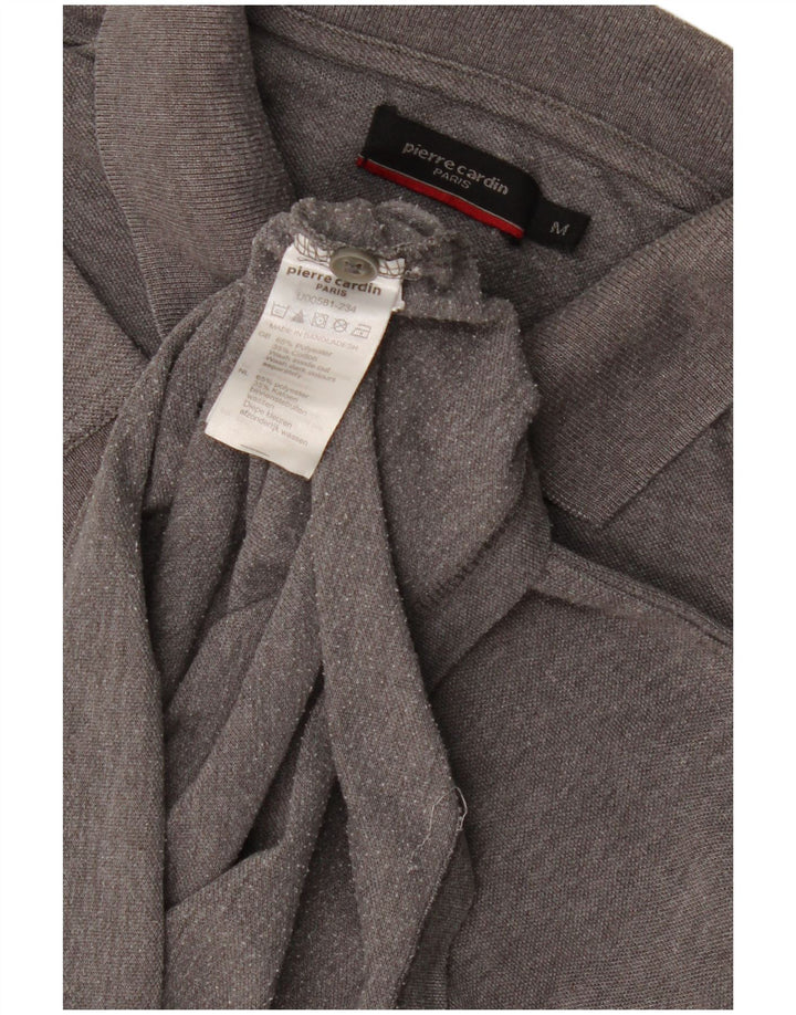 Ανδρικό πουκάμισο Polo Pierre Cardin, μεσαίο γκρι πολυεστέρας