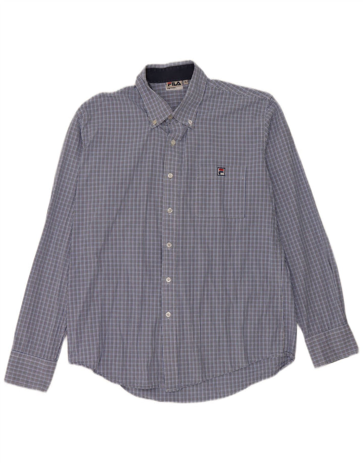 Ανδρικό πουκάμισο Fila XL Blue Check
