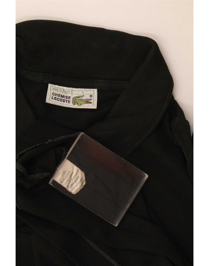 Ανδρικό πουκάμισο πόλο Lacoste, μέγεθος 5, μεγάλο μαύρο βαμβακερό