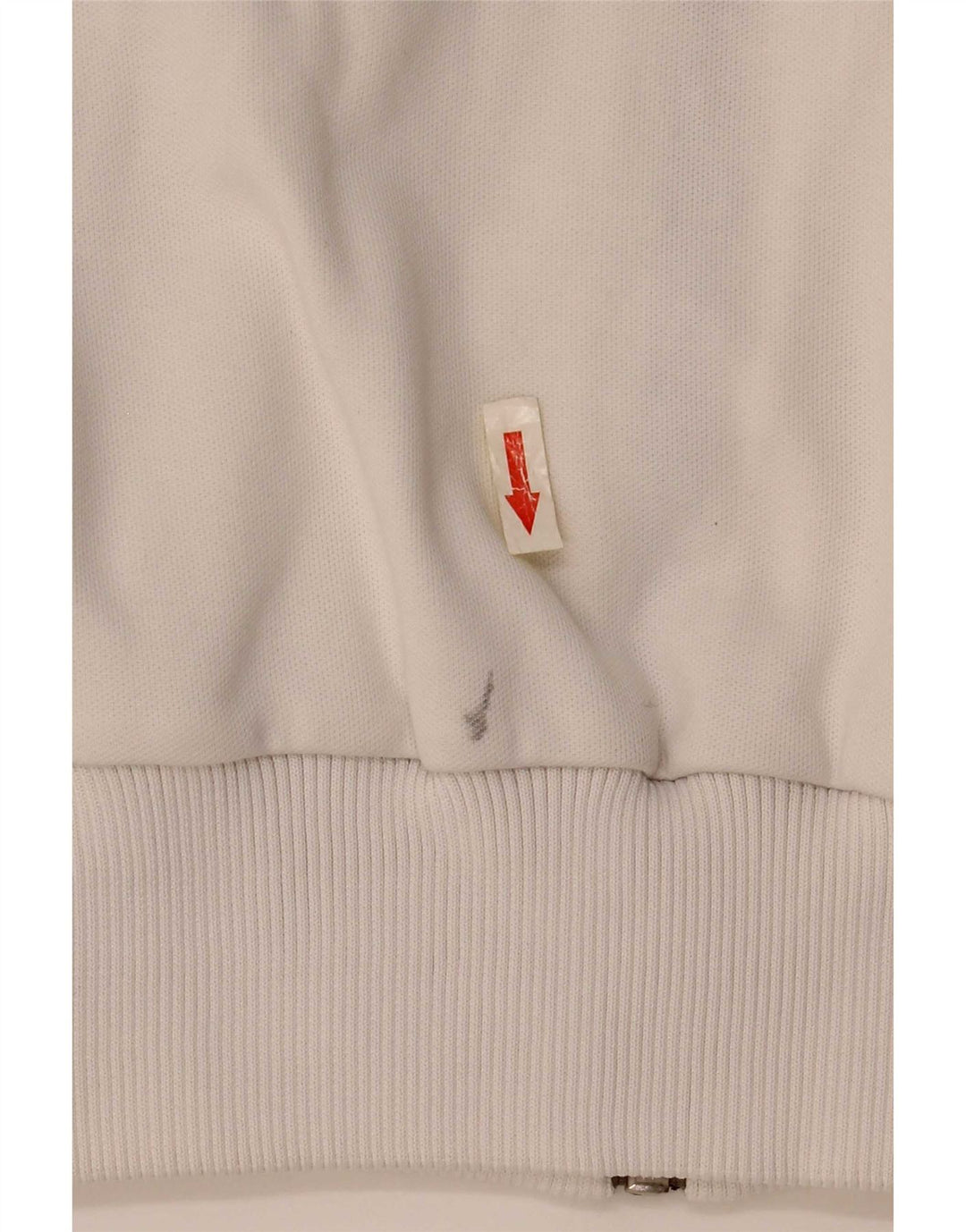 Γυναικεία αθλητική φόρμα γραφικών Adidas Top Jacket UK 10 Small White Colourblock