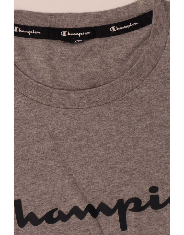 Ανδρικό T-Shirt Champion Graphic Top Medium Grey
