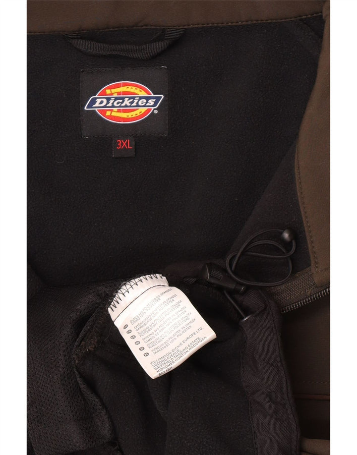 Ανδρικό μπουφάν Dickies Windbreaker UK 46 3XL Khaki Colorblock Πολυεστέρας
