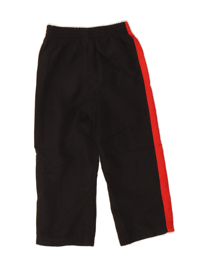 PUMA Boys Graphic Tracksuit Trousers 2-3 Years Black Colourblock Polyester Vintage Puma and Second-Hand Puma from Messina Hembry 