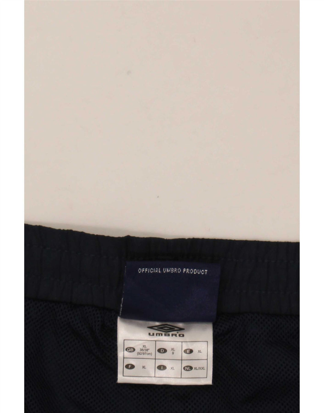 Ανδρικό γραφικό βερμούδα αθλητικό σορτς Umbro XL Navy Blue Polyester