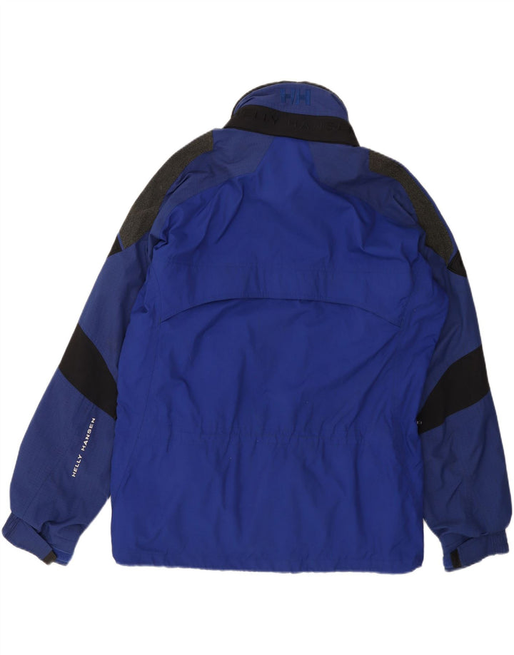Helly Hansen Ανδρικό γραφικό μπουφάν βροχής UK 40 Large Blue Colorblock Nylon