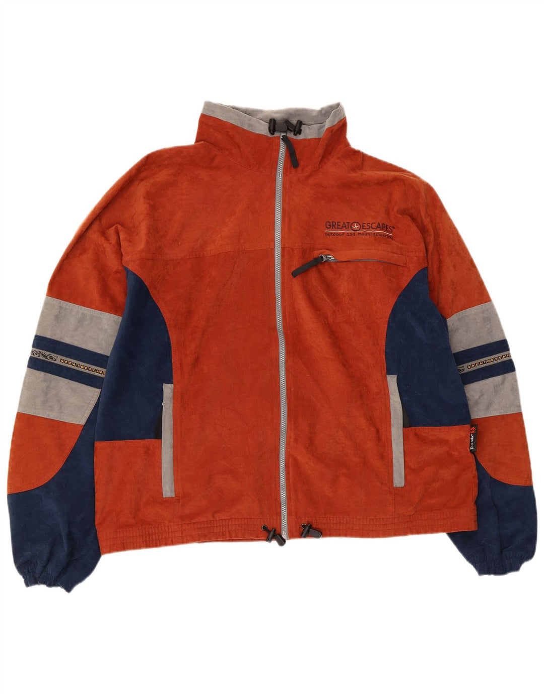 Μεγάλη ανδρική φόρμα Escapes Top Jacket XL Orange Colourblock