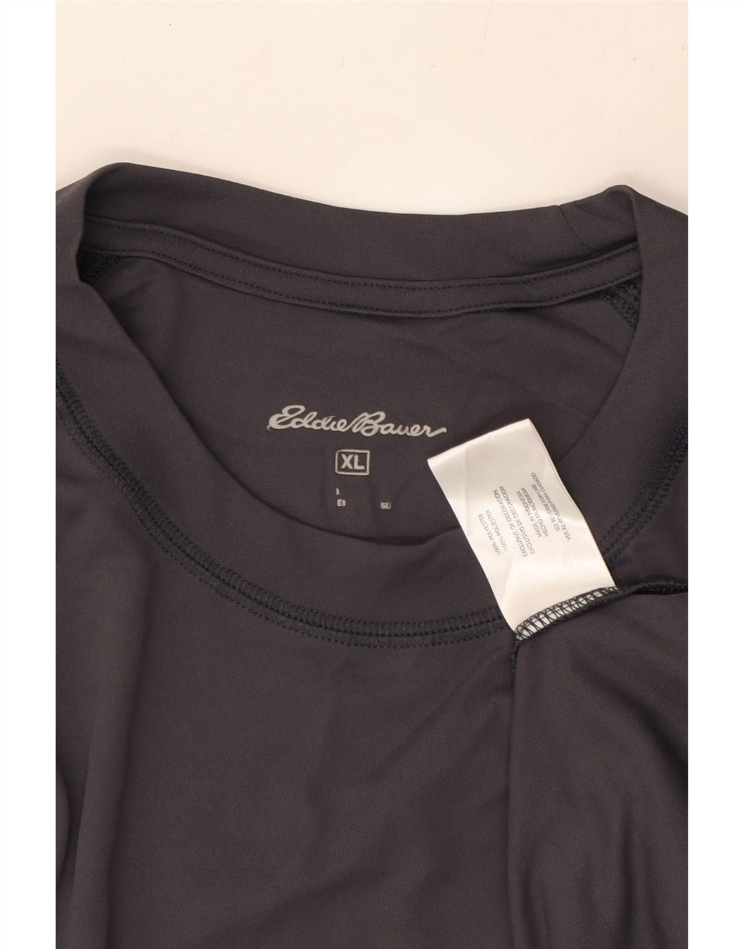 EDDIE BAUER Ανδρικό γραφικό τοπ Μακρυμάνικο XL Γκρι πολυεστέρας