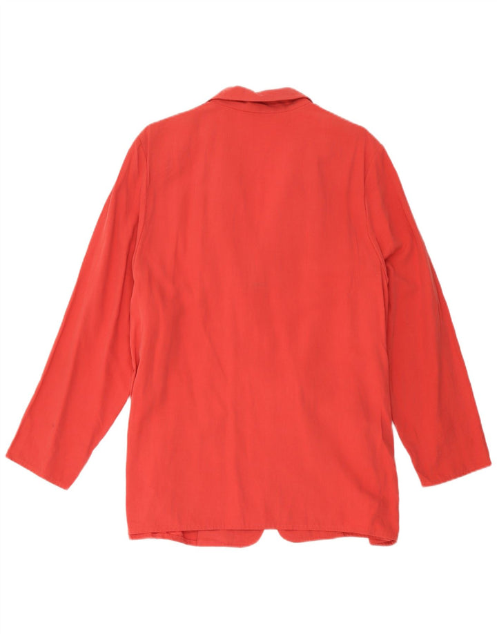 Marks & Spencer Γυναικείο Μπουφάν Blazer Standard με 3 κουμπιά UK 20 2XL Red