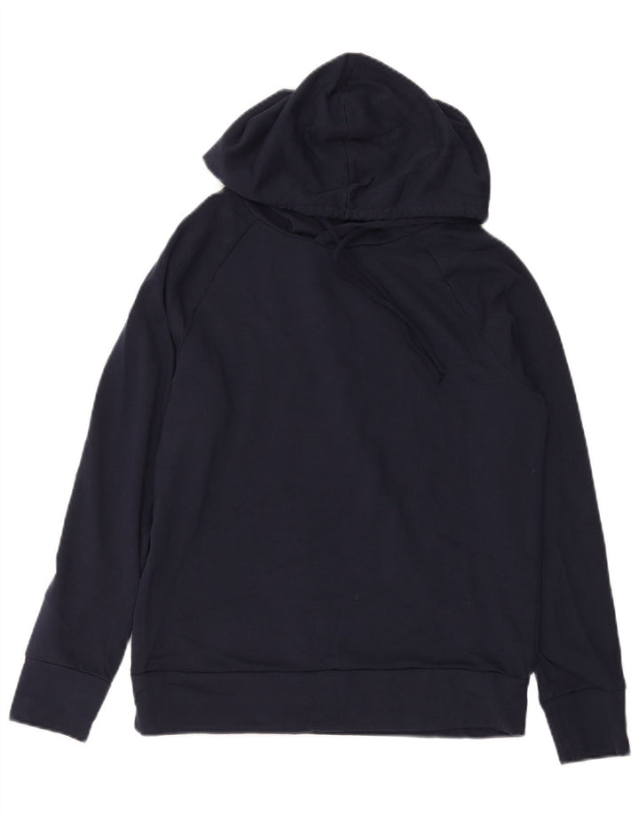 EDDIE BAUER Γυναικείο φούτερ με κουκούλα UK 10 Small Navy Blue Polyester