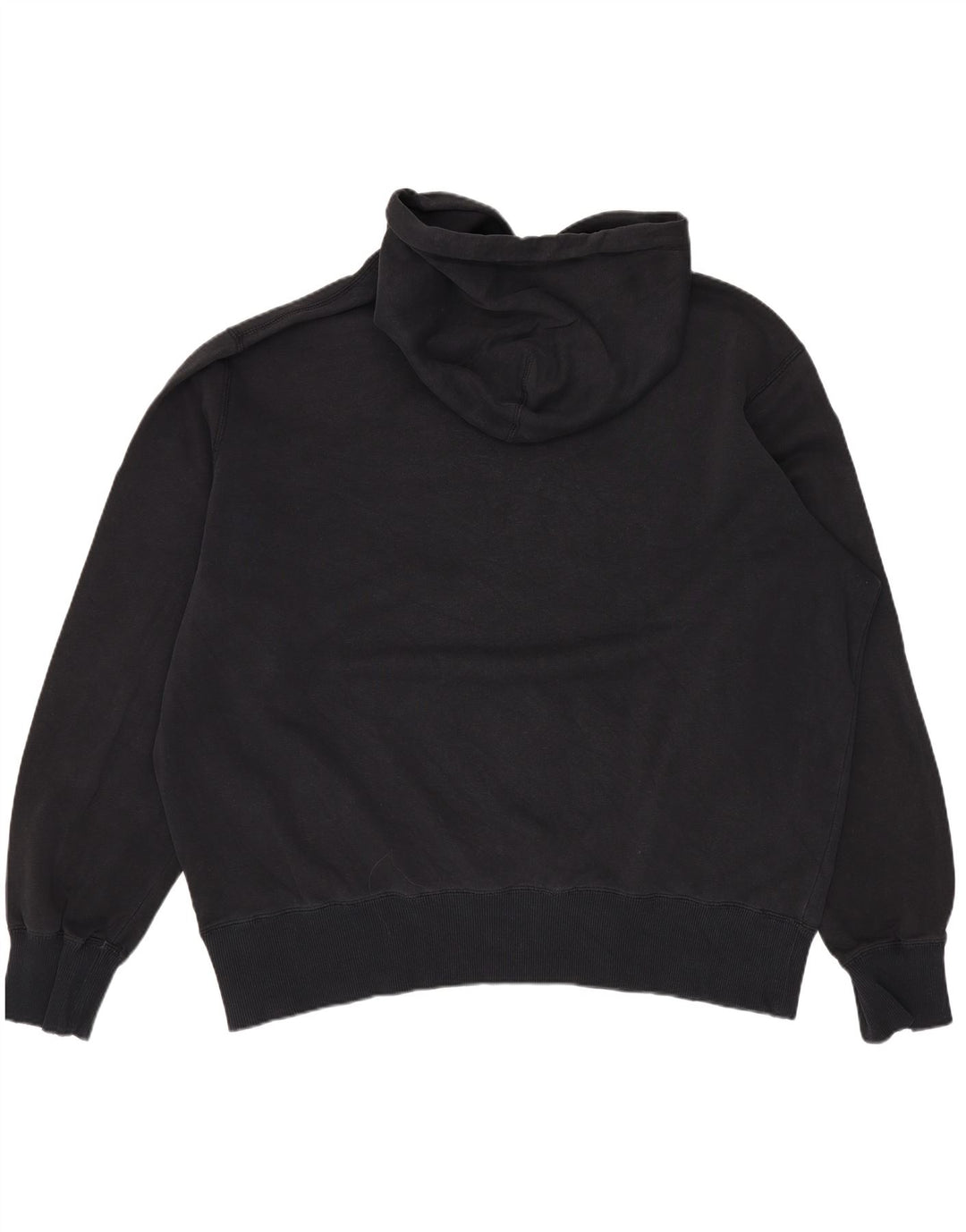 Γυναικείο γραφικό υπερμεγέθη κουκούλα NIKE UK 18 XL Μαύρο βαμβακερό