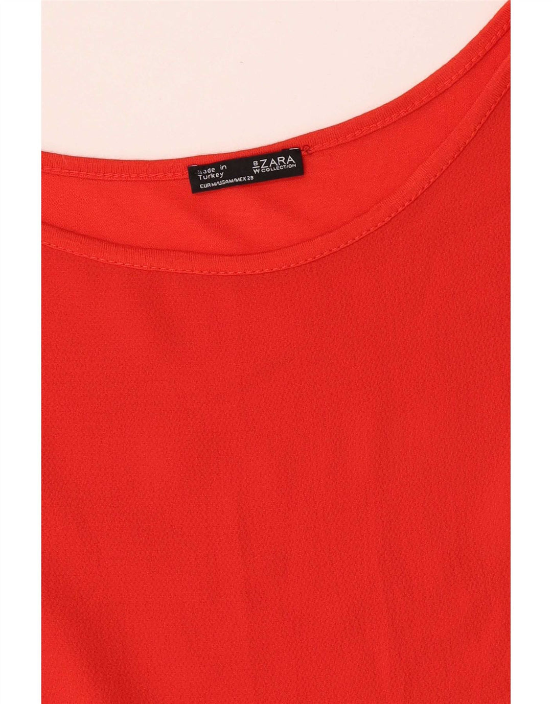 Zara Γυναικεία Μπλούζα Τοπ UK 12 Medium Red