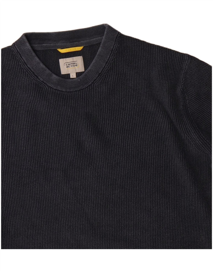 Ανδρικό πουλόβερ Camel Active Crew Neck Jumper Large Navy Blue