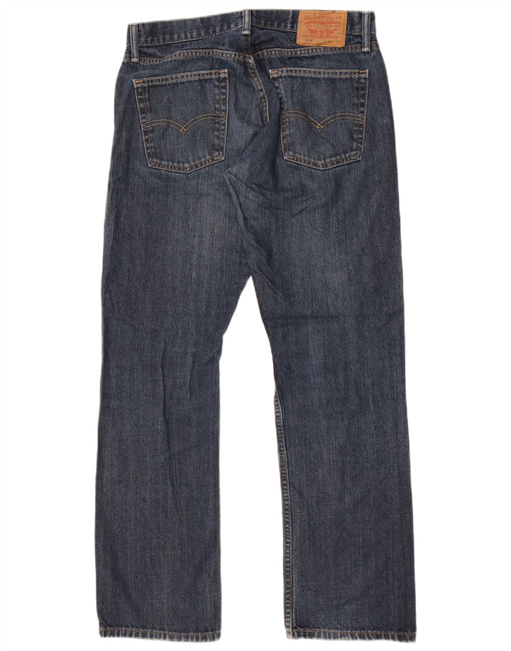 Levi's Mens 514 Straight Jeans W32 L32 Blue Cotton