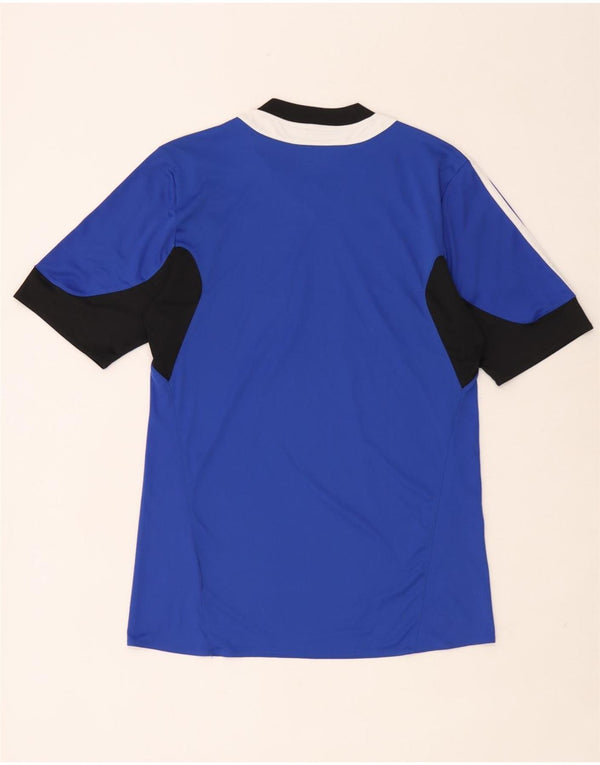Ανδρικό T-Shirt Adidas Climacool Top UK 40/42 Medium Blue Colourblock