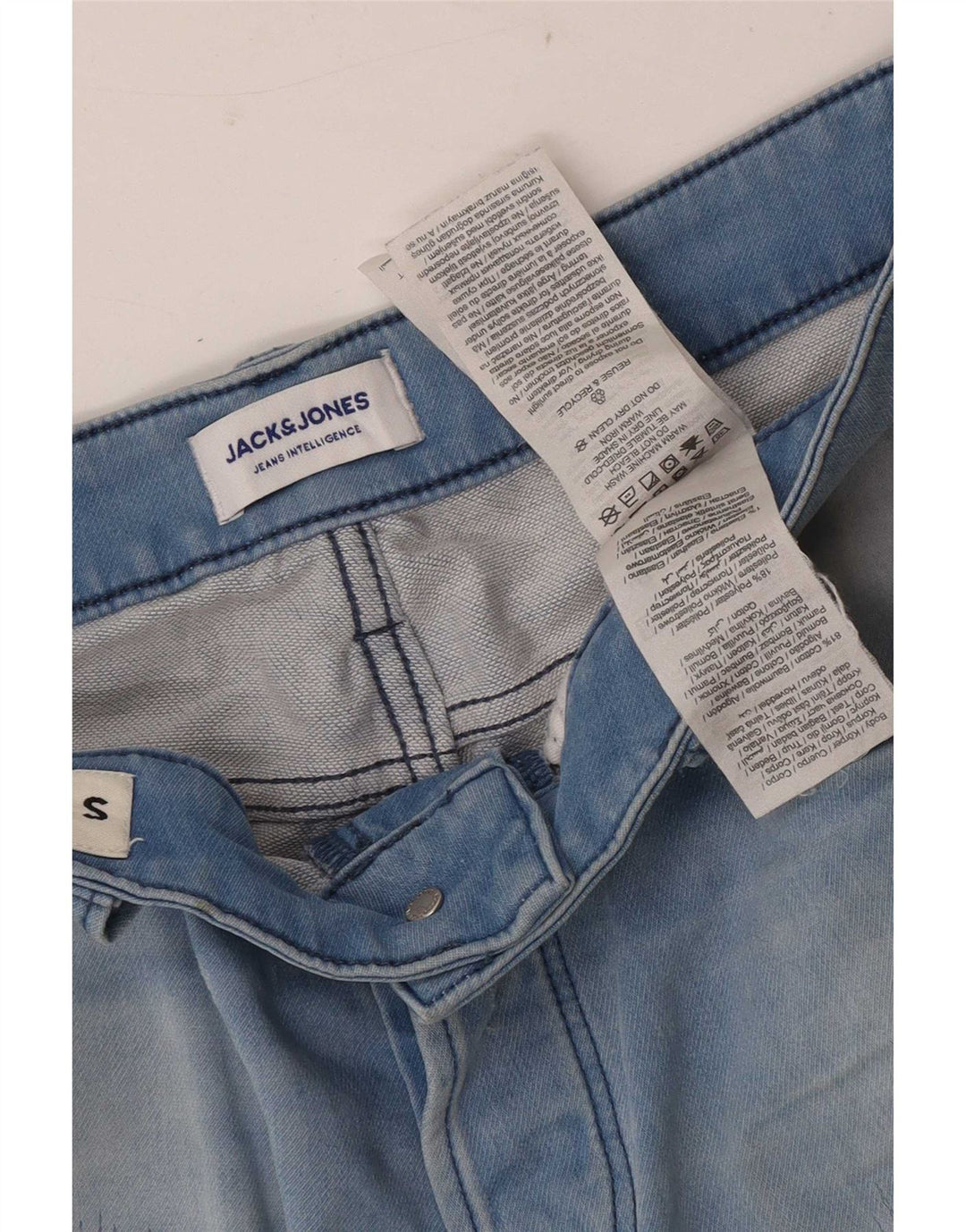 Ανδρικό τζιν σορτς Jack & Jones Distressed Small W29 Μπλε βαμβακερό