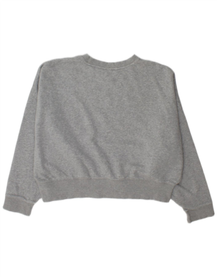 Γυναικείο φούτερ Adidas Oversized Jumper UK 14 μεγάλο γκρι βαμβακερό