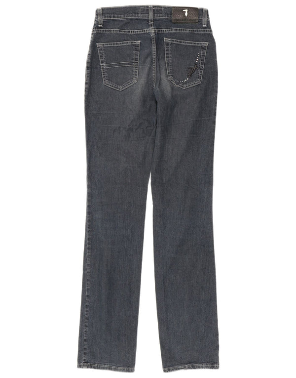 Γυναικείο τζιν Trussardi ίσιο W26 L33 Navy Blue Cotton