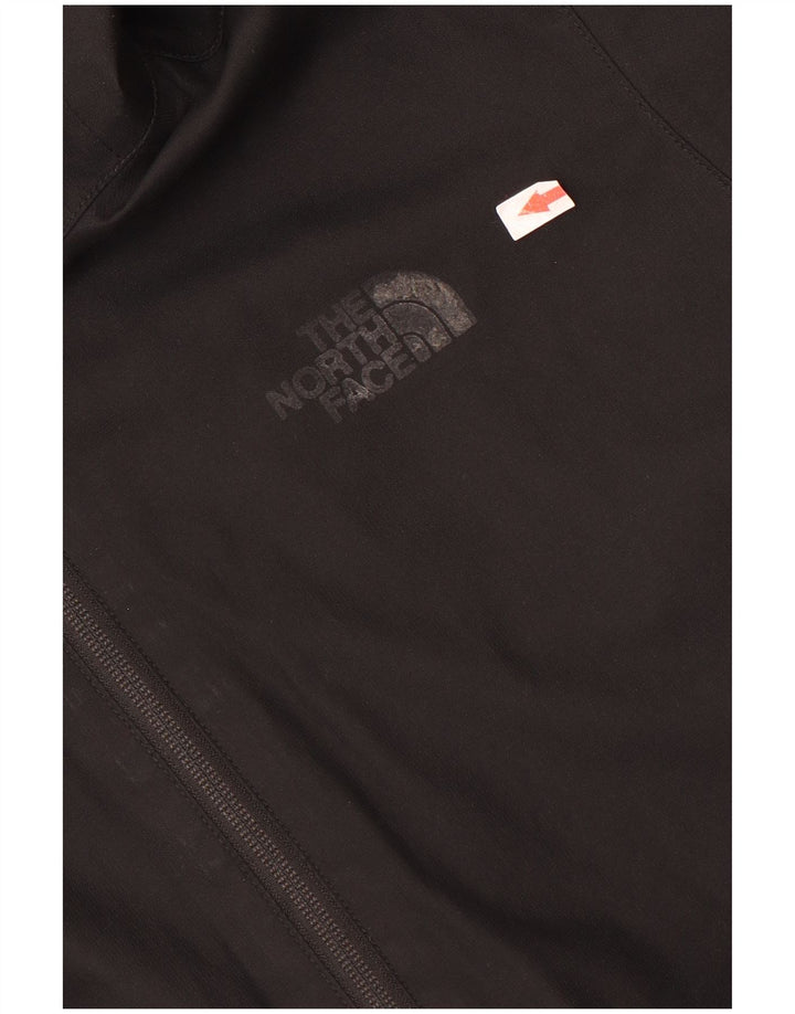 Ανδρικό μπουφάν βροχής με κουκούλα North Face UK 36 Small Black Polyester