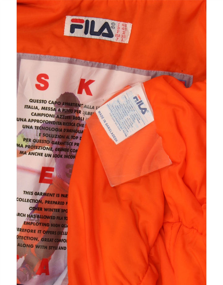 Ανδρική φόρμα γραφικών σκι Fila IT 48 Medium Turquoise Colourblock