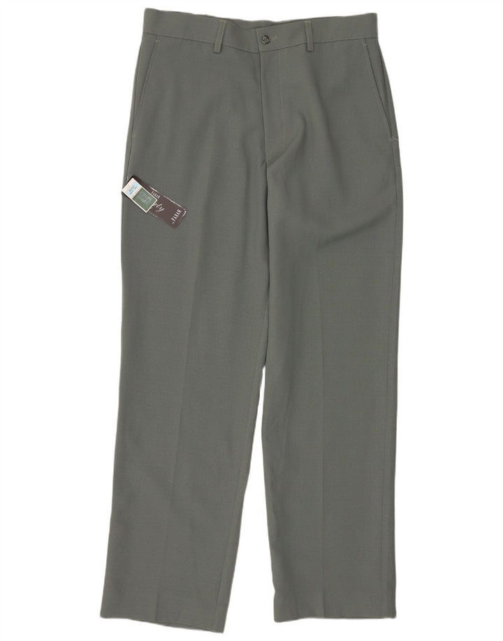 Farah Γυναικείο ίσιο casual παντελόνι W34 L31 Πράσινο Πολυεστέρας
