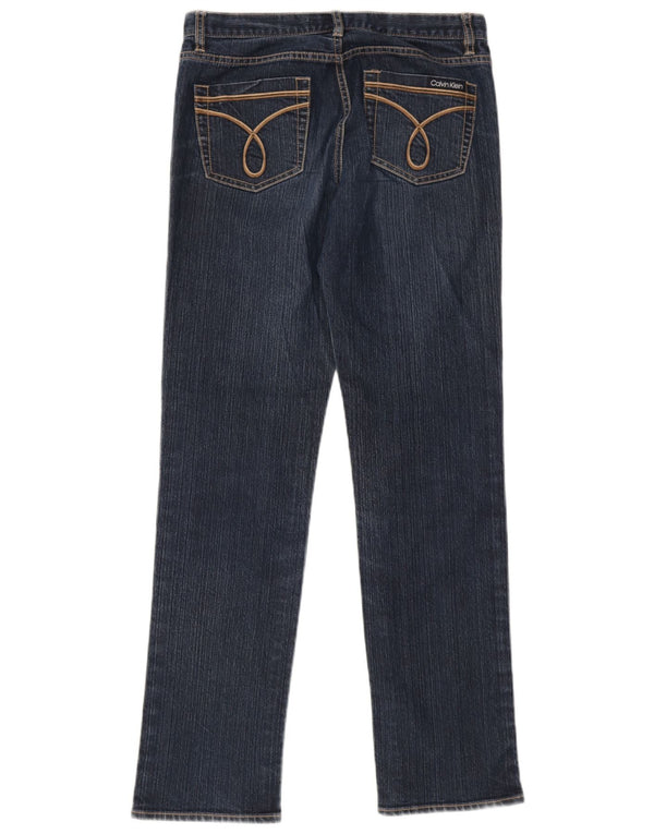 Calvin Klein Γυναικεία Skinny Jeans US 6 Medium W28 L31 Navy Blue Cotton