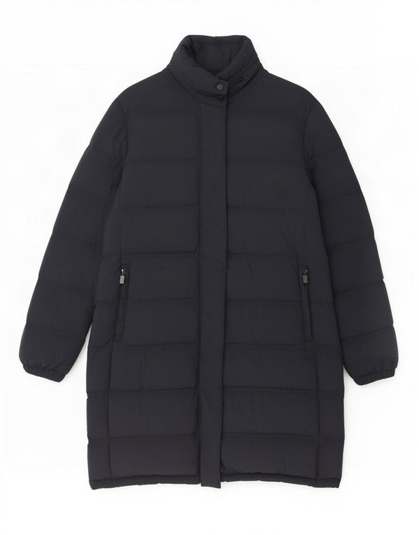 Aspesi Γυναικείο παλτό UK 18 XL Navy Blue Polyamide
