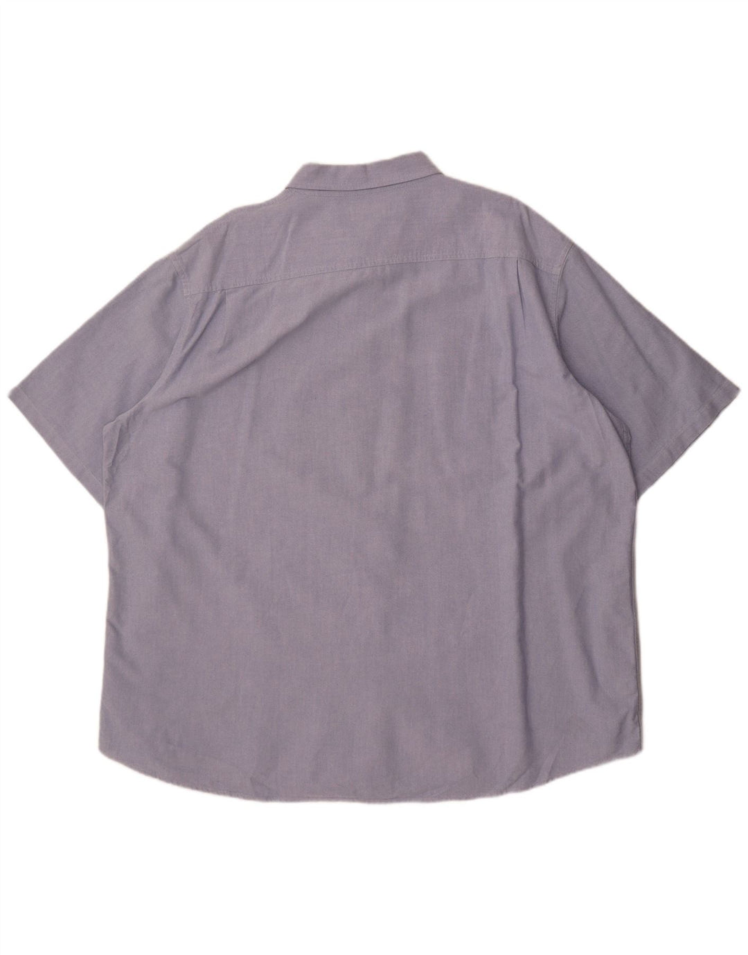 Ανδρικό κοντομάνικο πουκάμισο Marks & Spencer 2XL Μπλε βαμβακερό