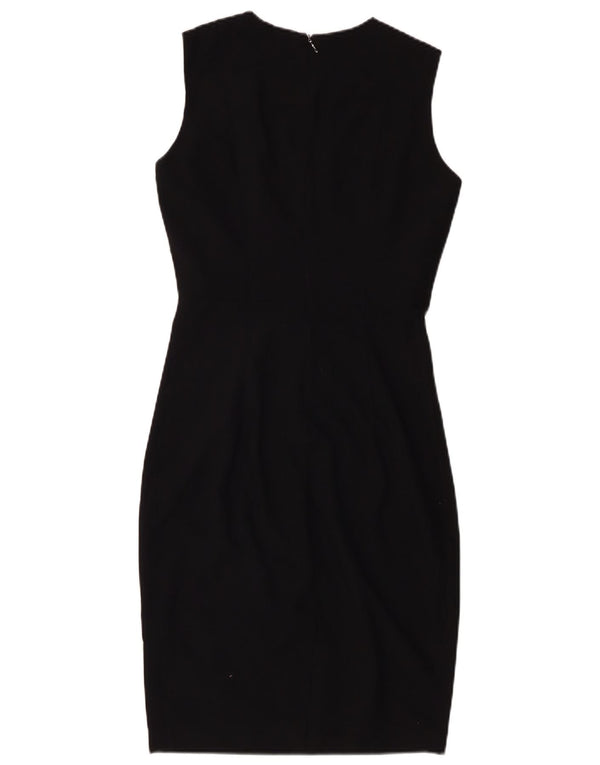 Zara Γυναικείο Αμάνικο Φόρεμα UK 6 XS Μαύρο