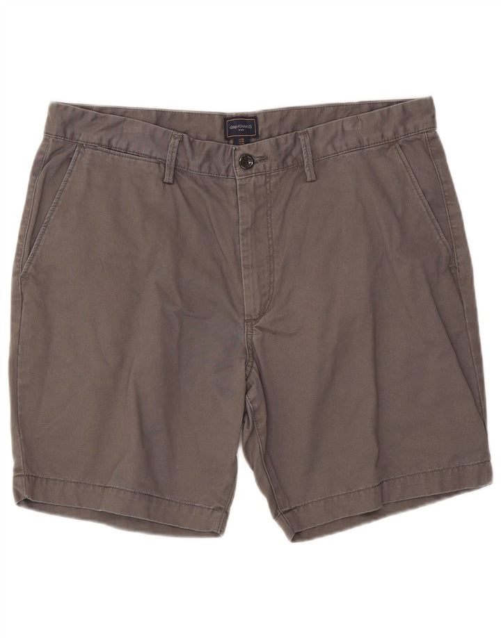 Gap Ανδρικό Σορτς Chino Χακί W36 Μεγάλο Γκρι Βαμβακερό