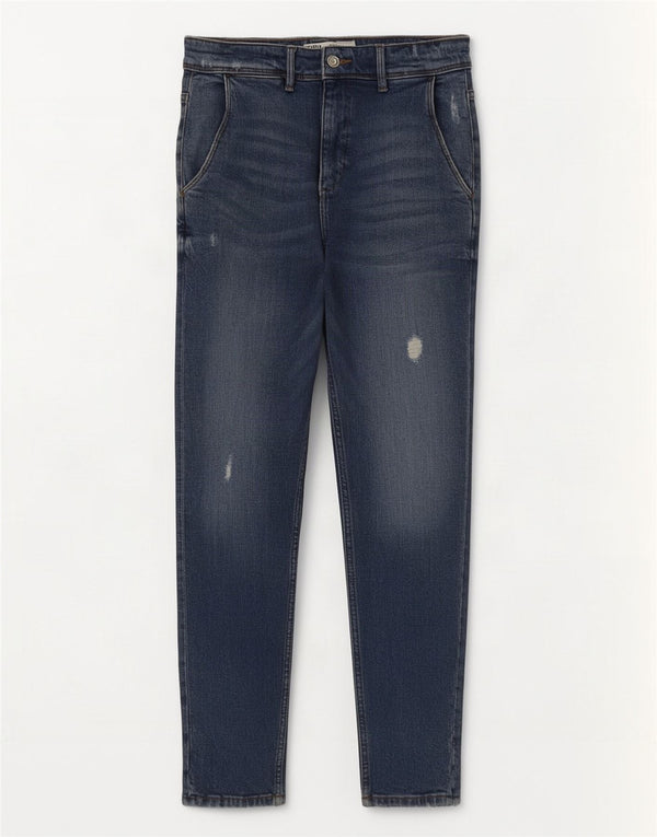Zara Mens Distressed Skinny Jeans EU 38 Small W30 L30 Blue