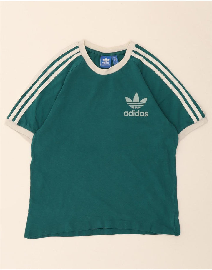 Γυναικείο γραφικό μπλουζάκι ADIDAS Top UK 10 Small Green