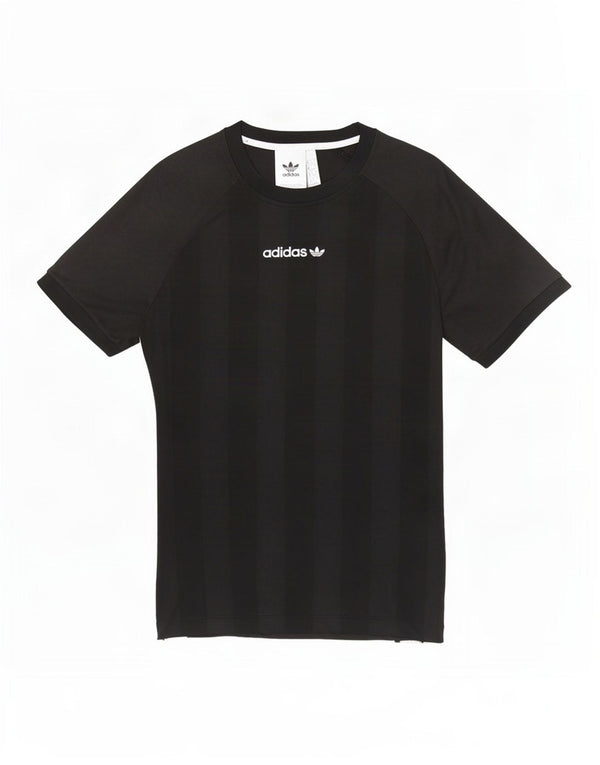 Ανδρικό γραφικό T-Shirt Adidas Top Small Black Colourblock Πολυεστέρας