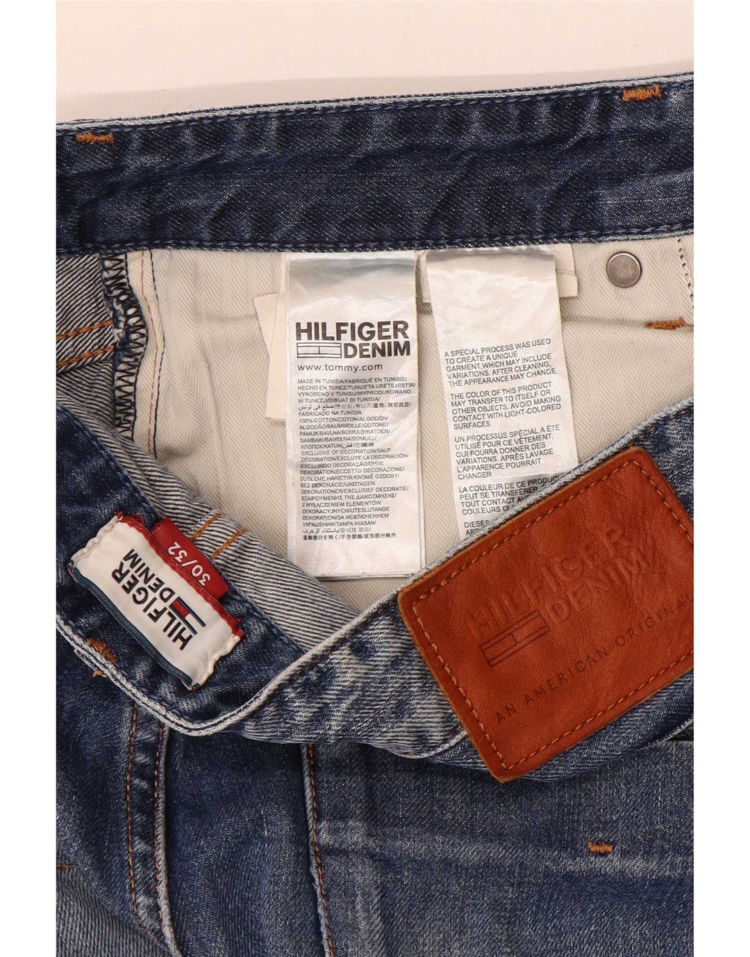 Tommy Hilfiger Ανδρικό Slim Jeans W30 L32 Blue Cotton
