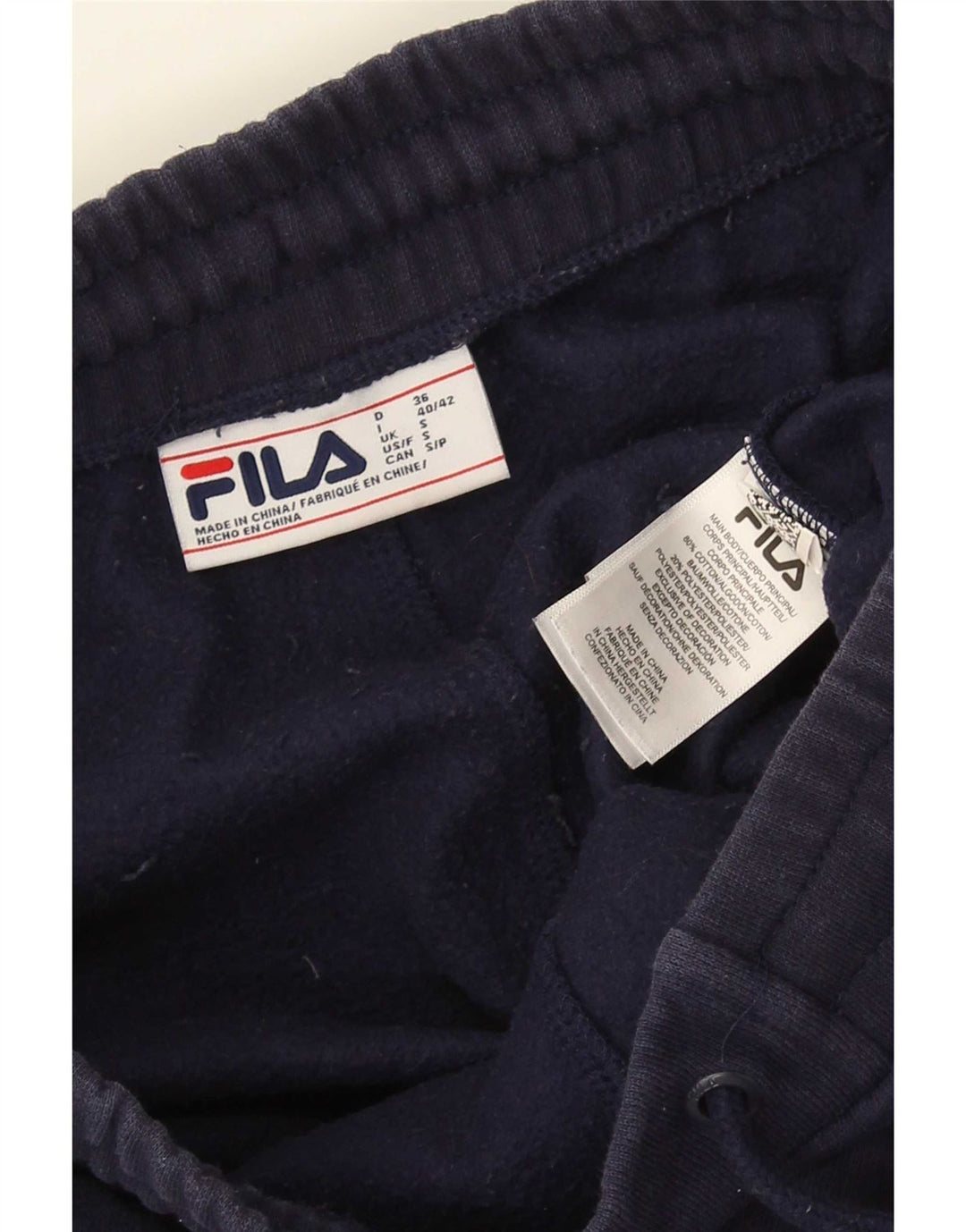 Ανδρική φόρμα Fila Παντελόνι Joggers Small Navy Blue από βαμβάκι