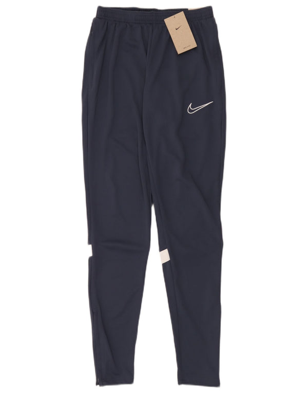 Ανδρικό παντελόνι αθλητικής φόρμας Nike Dri Fit Μικρό μπλε Navy Colorblock Πολυεστέρας