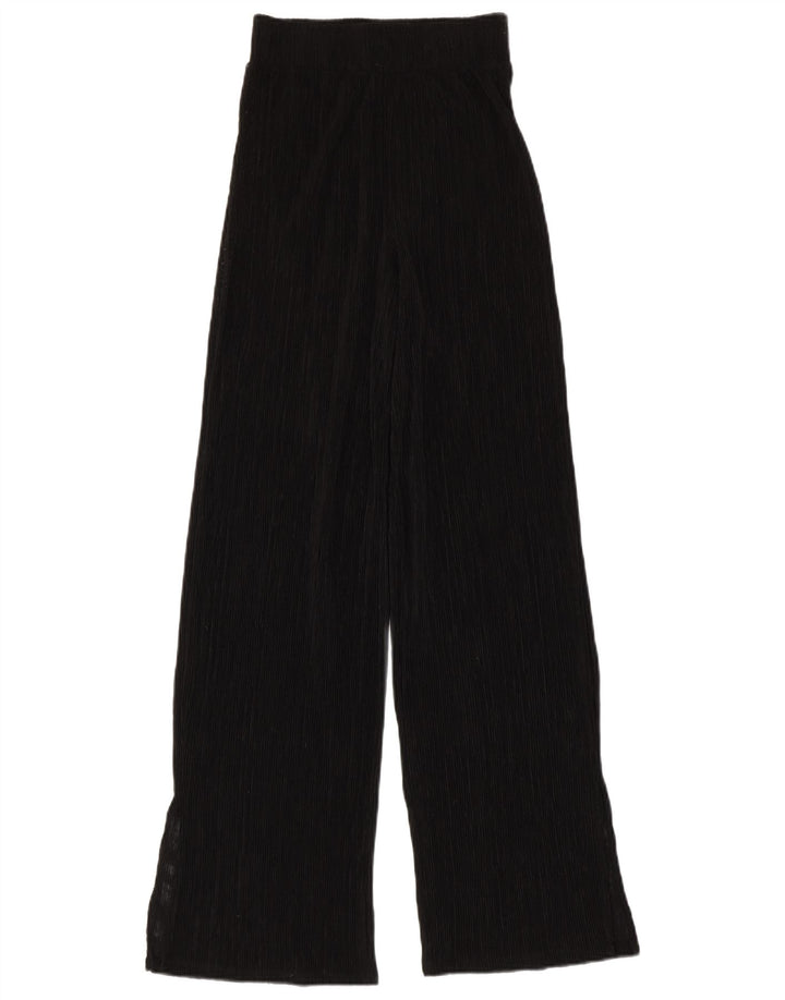 Zara Γυναικείο Παντελόνι See Through Leg Leg Small W24 L31 Μαύρο