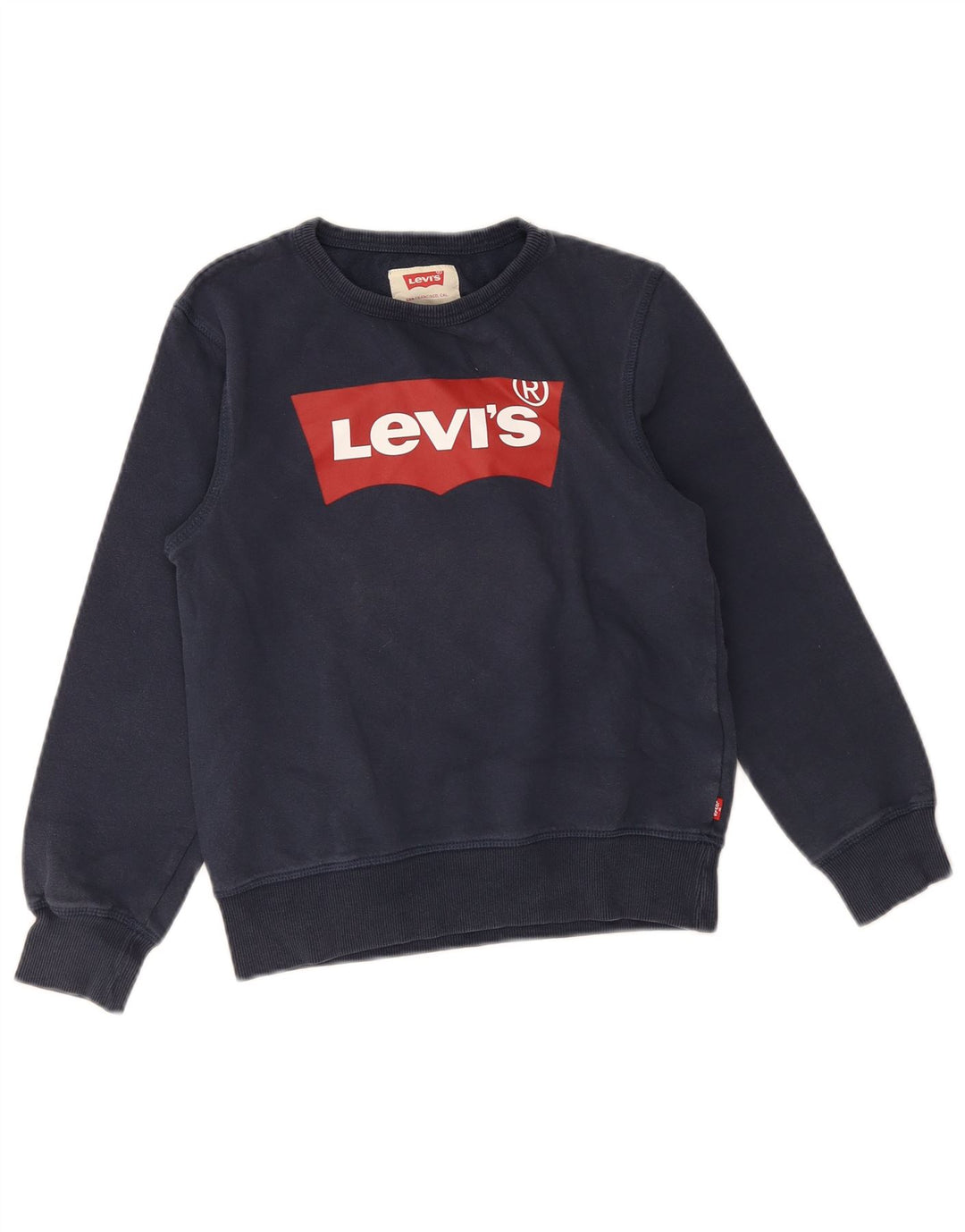 Levi's Girls Graphic Φούτερ Jumper 11-12 Years Navy Blue