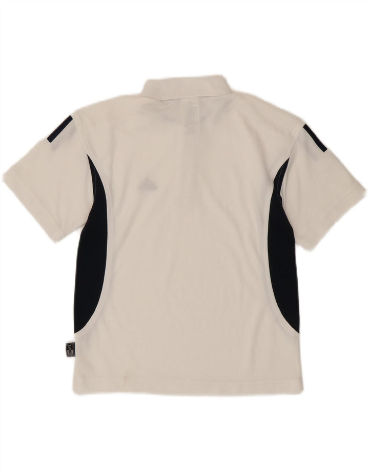 Πουκάμισο Adidas Boys Climalite Polo 7-8 Years White Colourblock Polyester