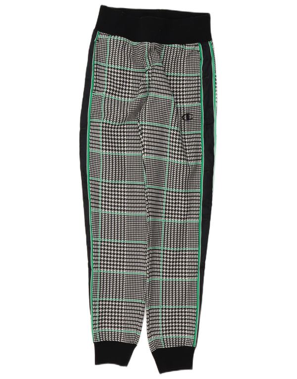 Γυναικεία αθλητική φόρμα CHAMPION Παντελόνι Joggers UK 4 XS Black Houndstooth