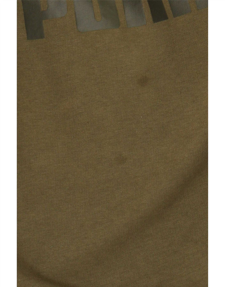 Γυναικεία γραφική φούτερ Puma Jumper UK 16 Large Khaki