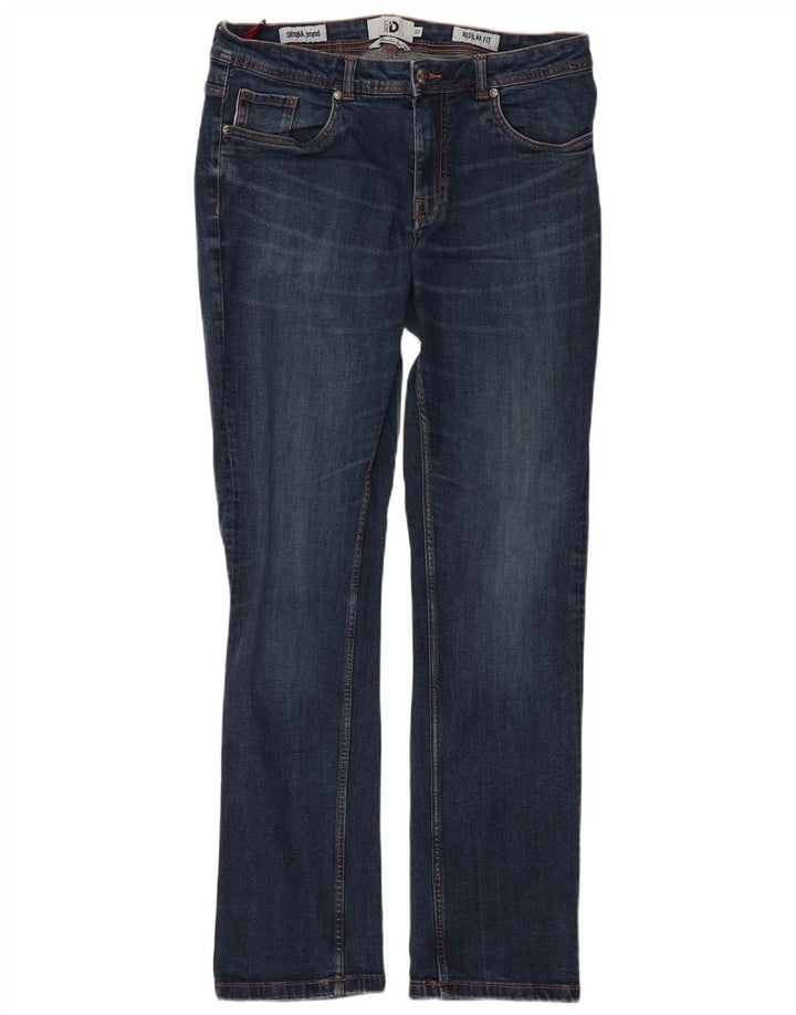 Ανδρικό τζιν Dack's Regular Straight IT 50 Large W34 L32 Μπλε βαμβακερό