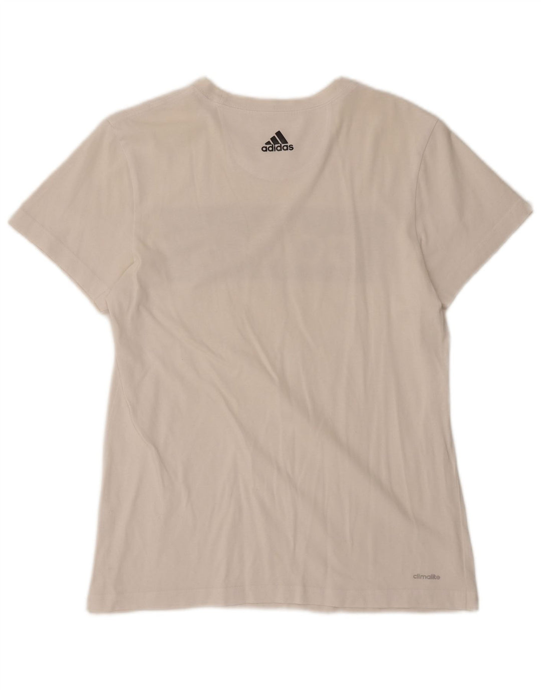 Ανδρικό γραφικό T-Shirt Climalite ADIDAS Top Medium White