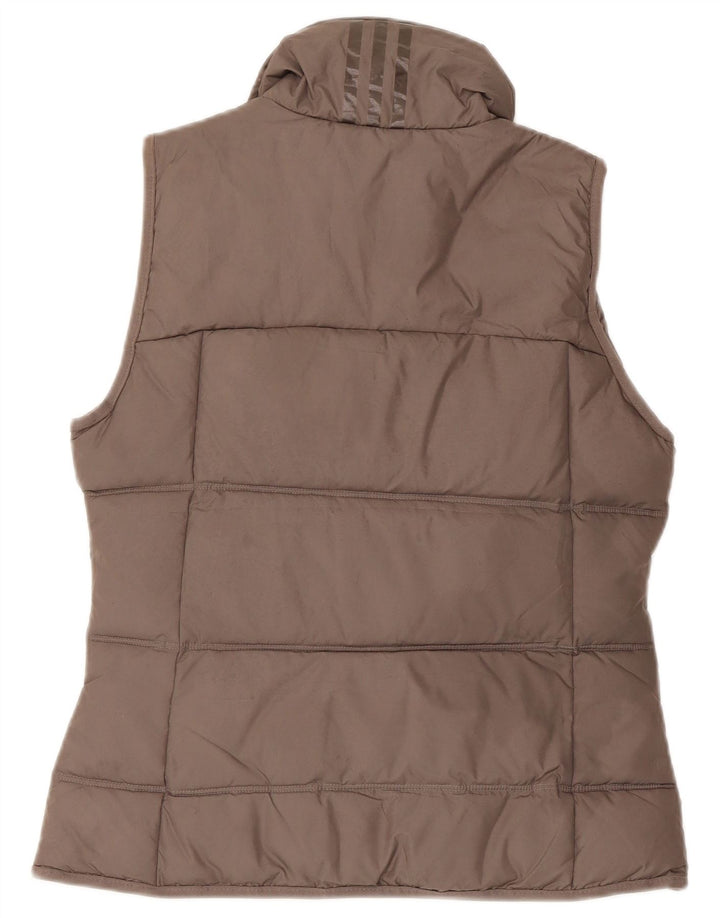 Adidas Γυναικείο padded Gilet UK 14 Large Grey Polyester