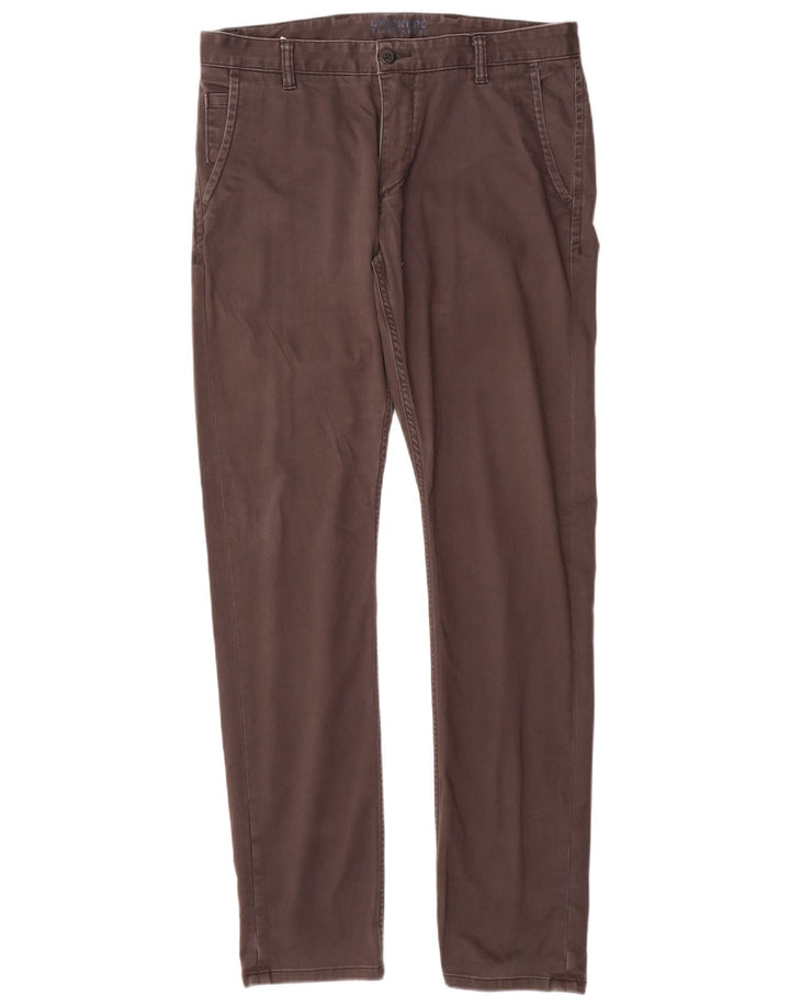 DOCKERS Ανδρικό παντελόνι Chino Slim W34 L34 Γκρι βαμβακερό