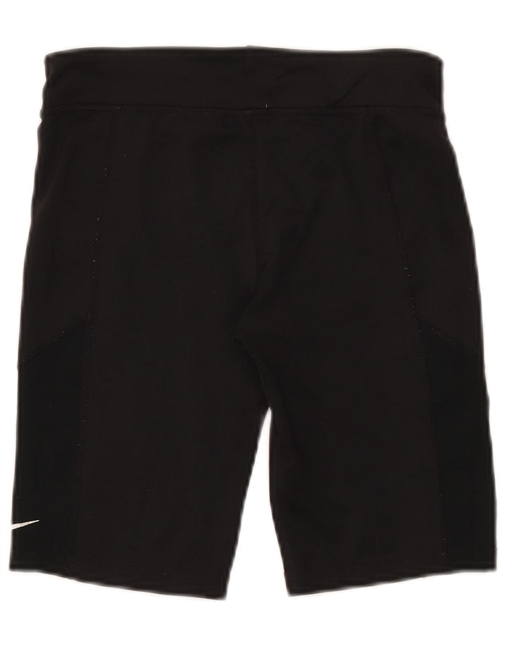 NIKE Girls Sports Short 12-13 Years Large Black Polyester