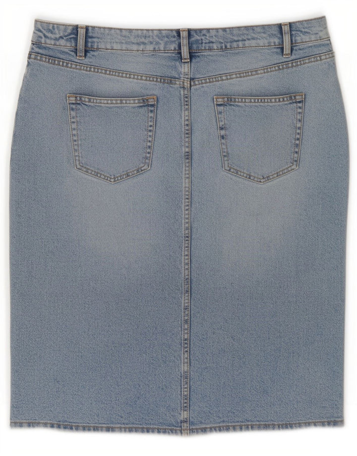 Zara Γυναικεία Τζιν Φούστα Μεγάλη W30 Μπλε
